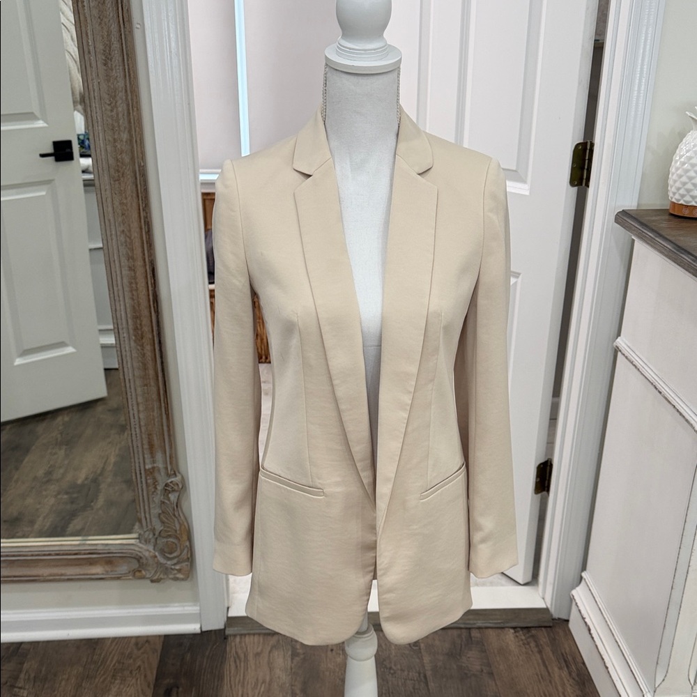 Express SatinCream Women's Blazer